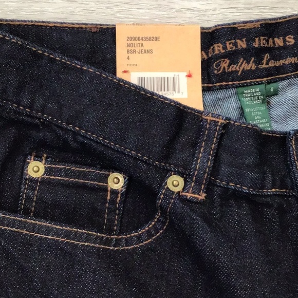 Lauren jeans stretch size 4 NWT - Picture 5 of 8